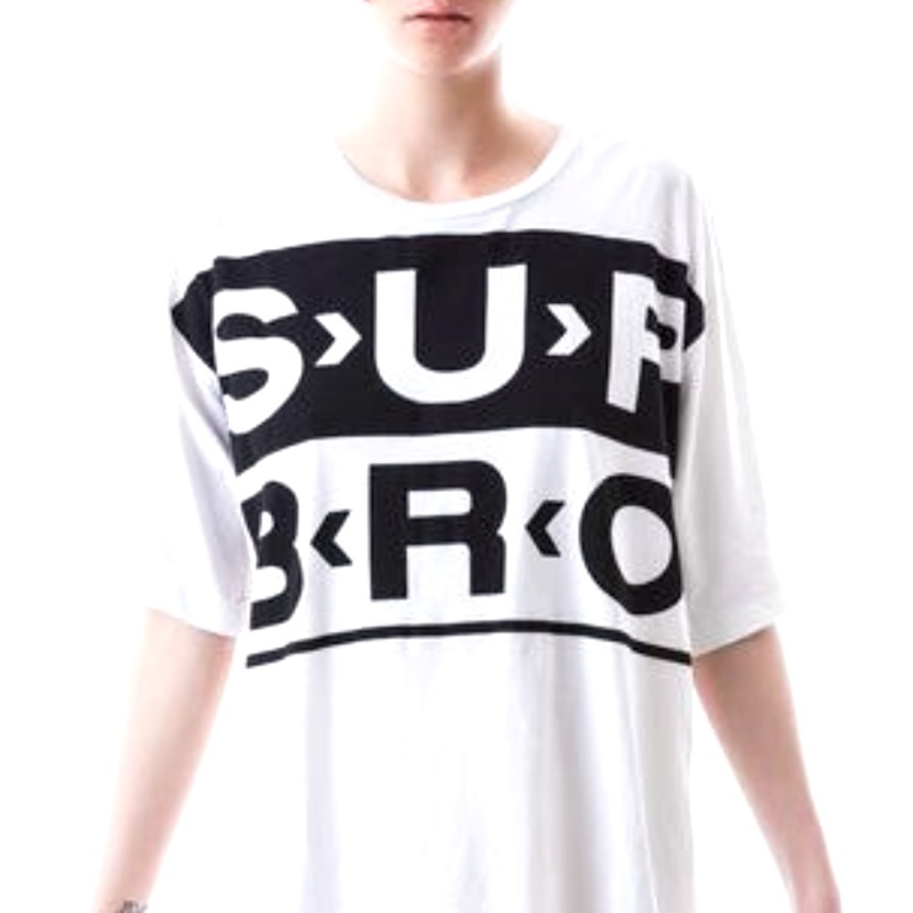 UNIF SUP BRO Oversized Tee L New $95